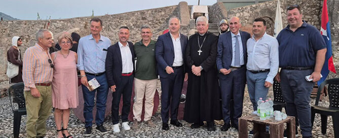 l presidente della DMO Terra dei Cammini, Alfonso Testa, illustra il progetto Destinazione Ciociaria